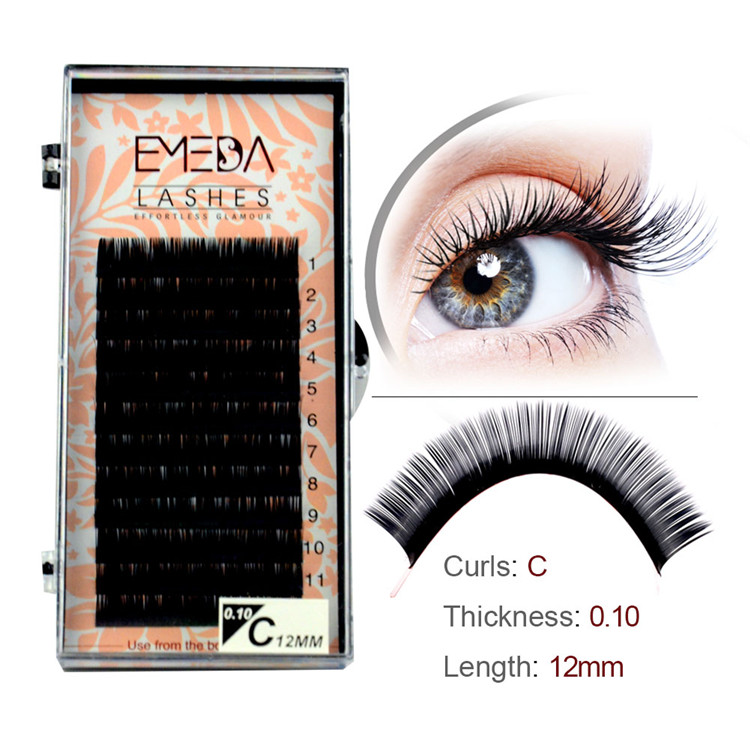 Wholesale Thick Volum PBT Eyelash Extensions PY1